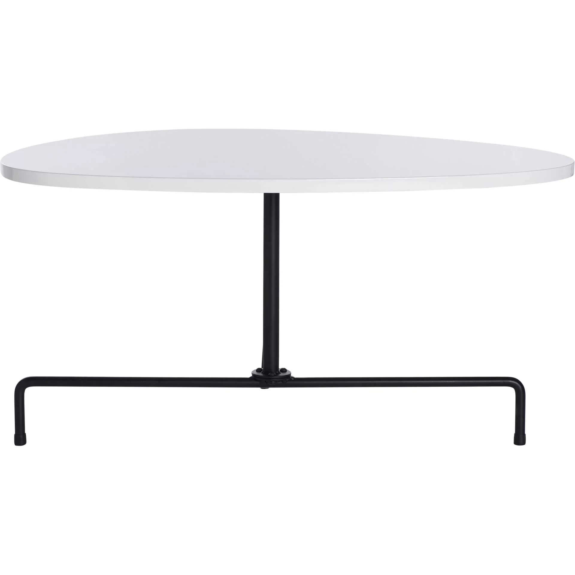 Beningo Tripod Coffee Table White/Black - Image 4
