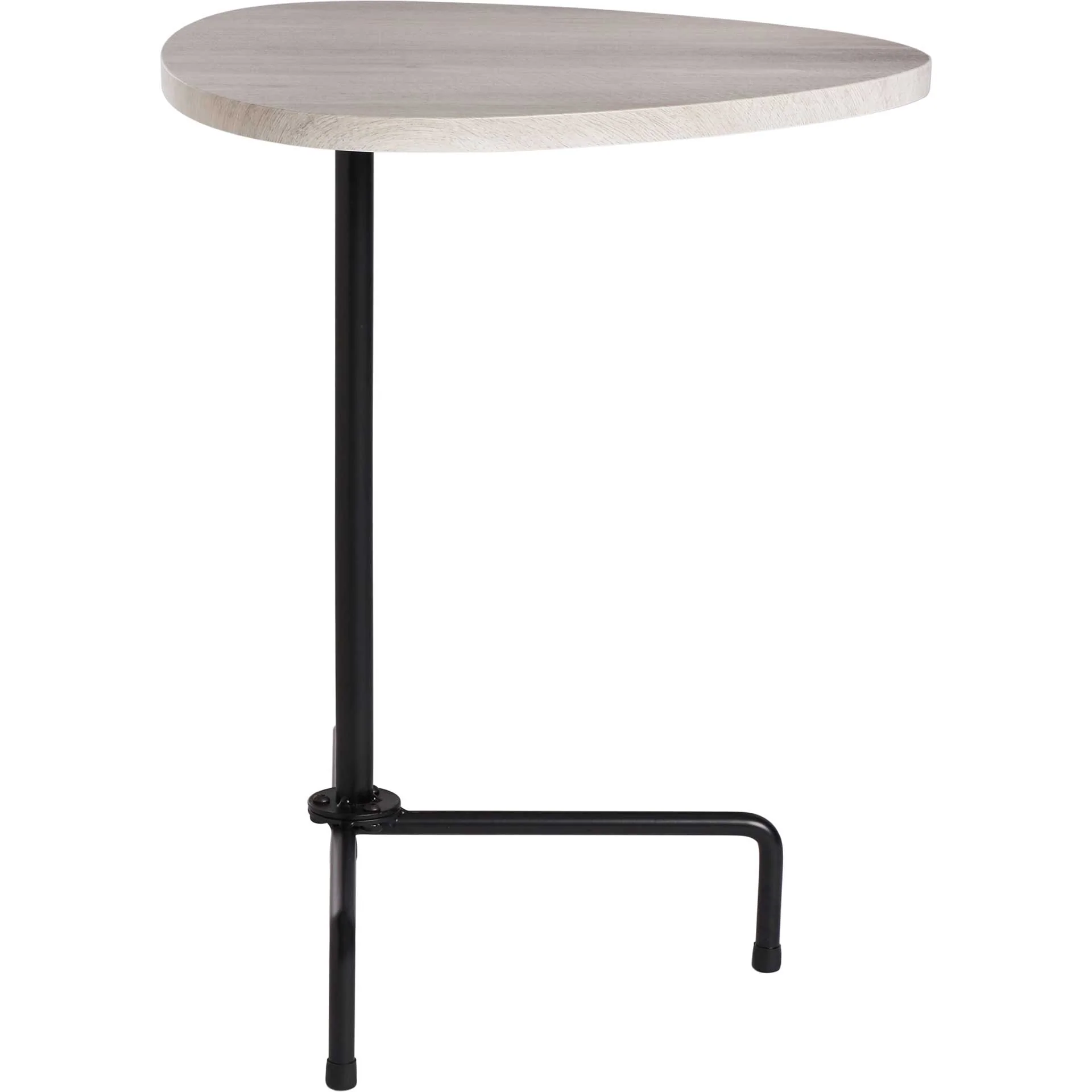Beningo Tripod Side Table Light Gray Oak/Black - Image 3