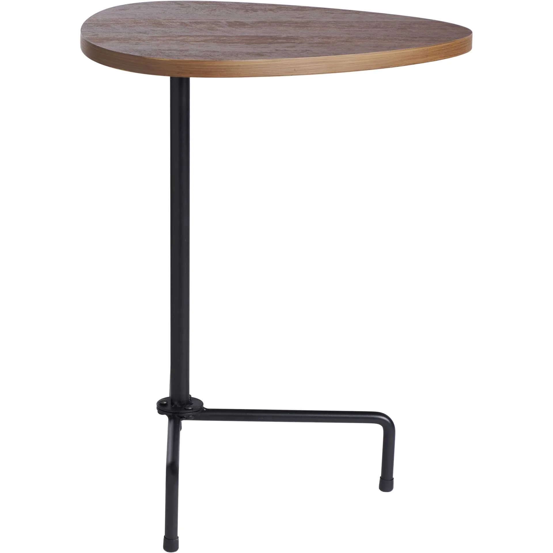 Beningo Tripod Side Table Walnut/Black - Image 3