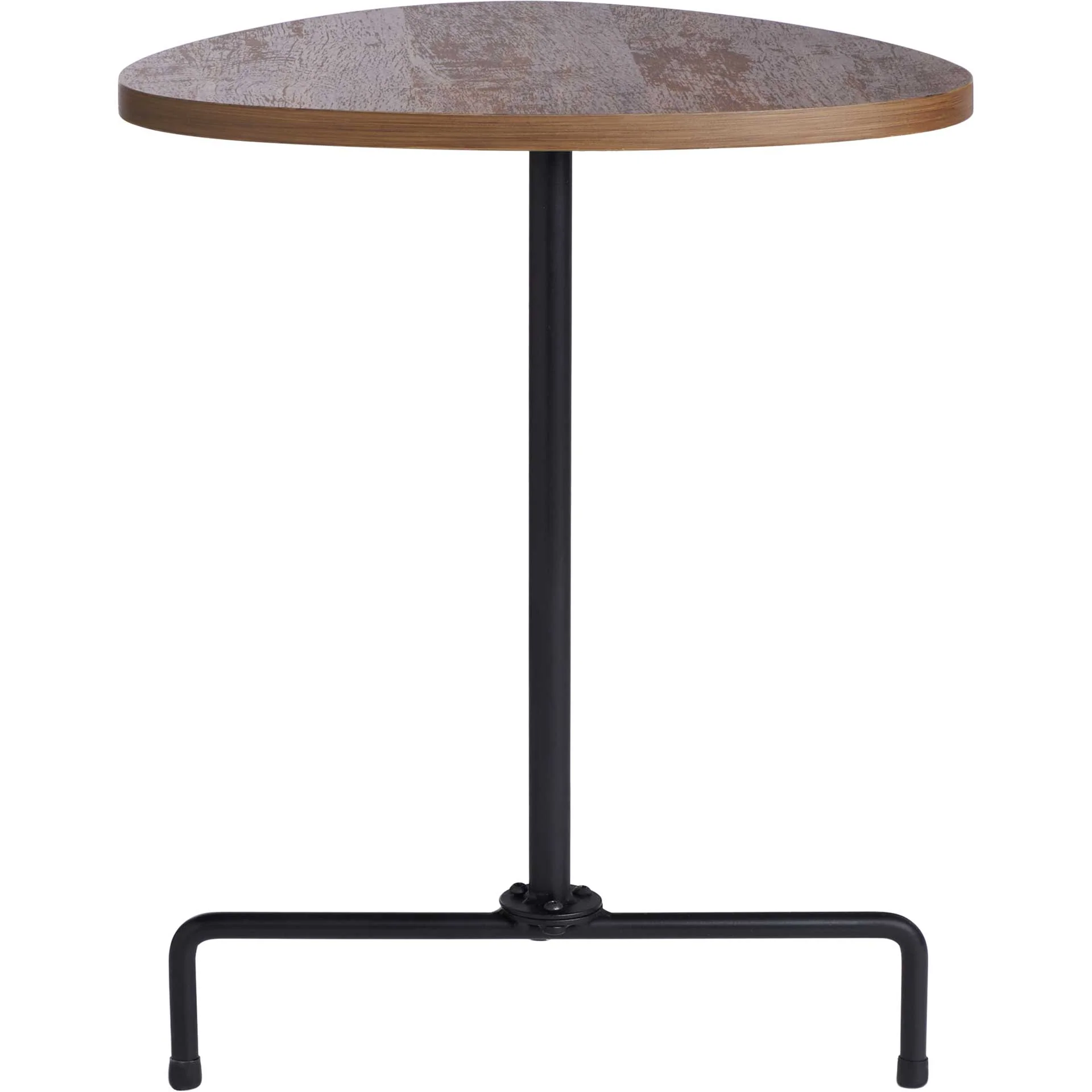 Beningo Tripod Side Table Walnut/Black - Image 4