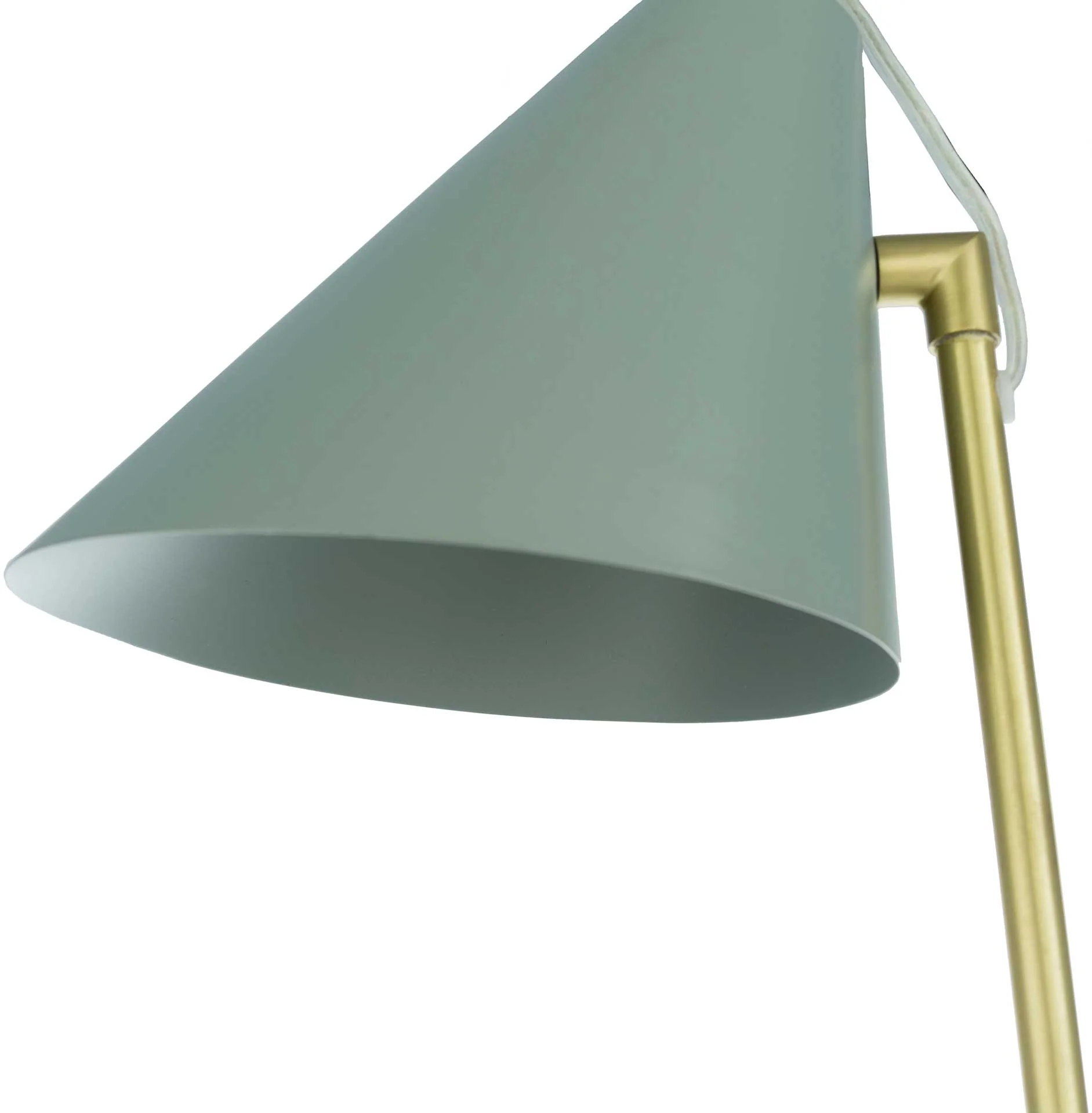 Benson Table Lamp Medium Gray/Gray/Brass - Image 3