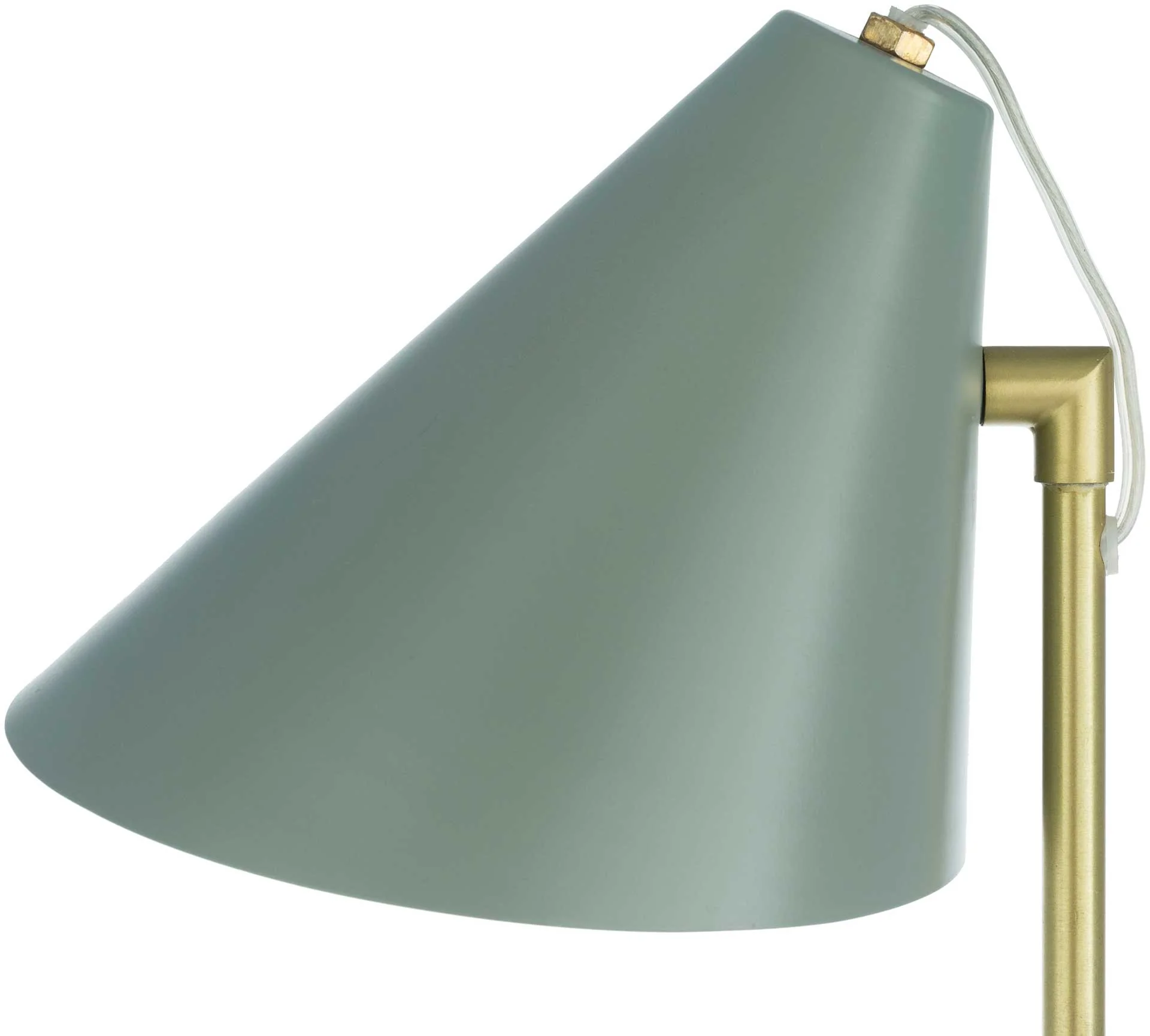 Benson Table Lamp Medium Gray/Gray/Brass - Image 4