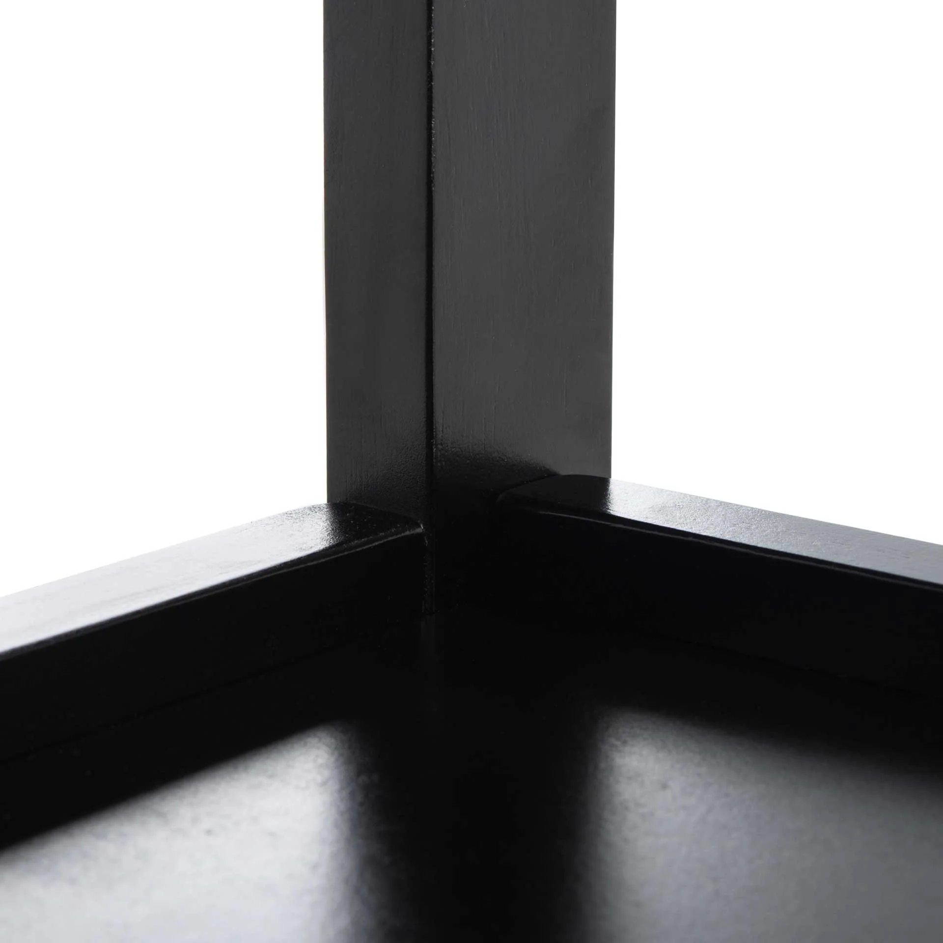 Bentlee 2 Shelf Kitchen Cart Black - Image 5