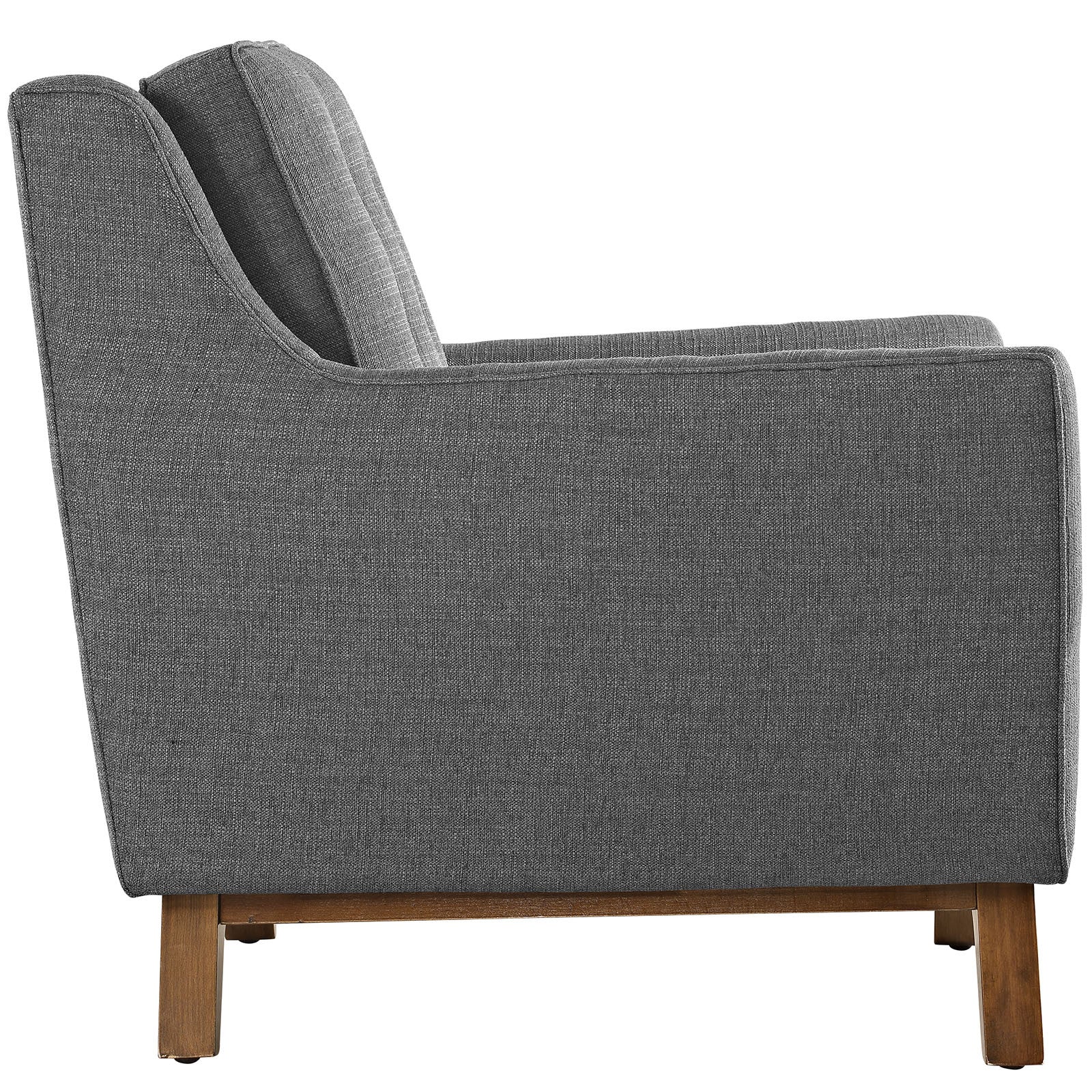 Beowulf Fabric Armchair Gray - Image 2
