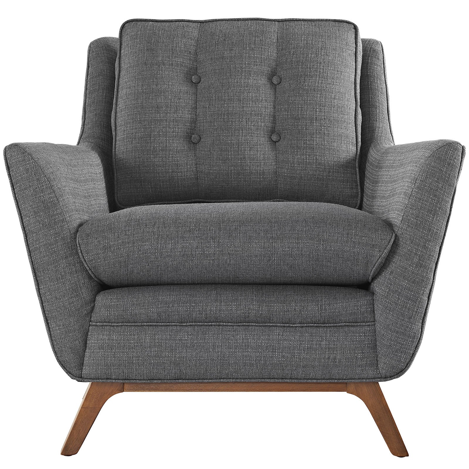 Beowulf Fabric Armchair Gray - Image 4