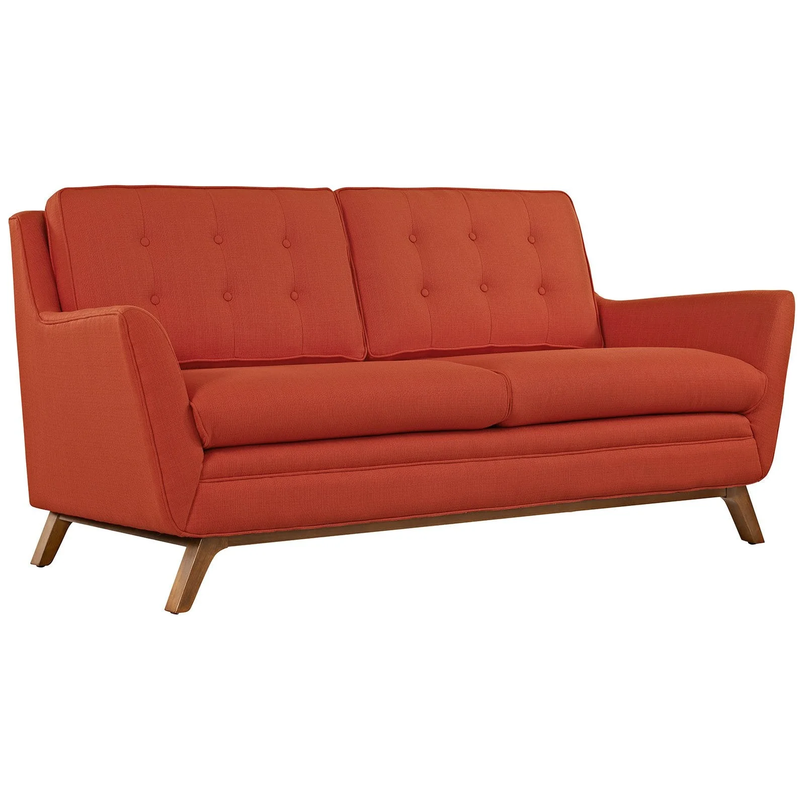Beowulf Fabric Loveseat Atomic Red - Image 2