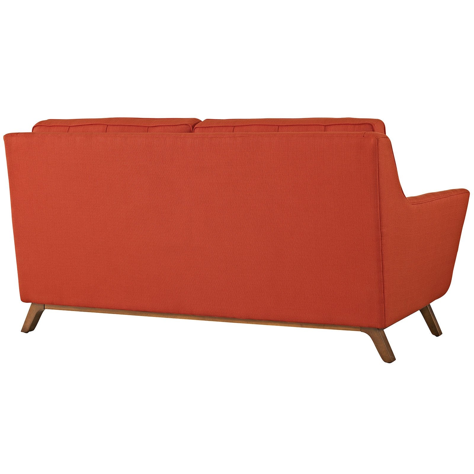 Beowulf Fabric Loveseat Atomic Red - Image 4