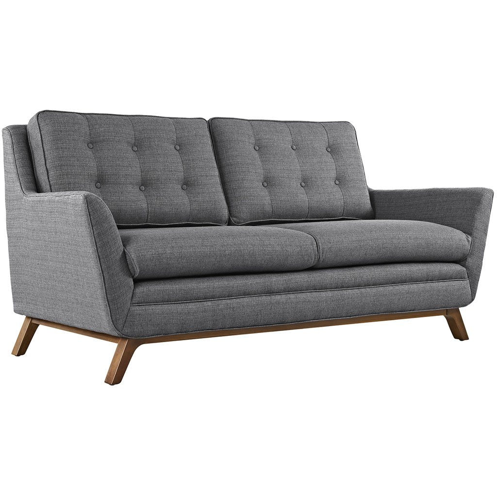 Beowulf Fabric Loveseat Gray - Image 2