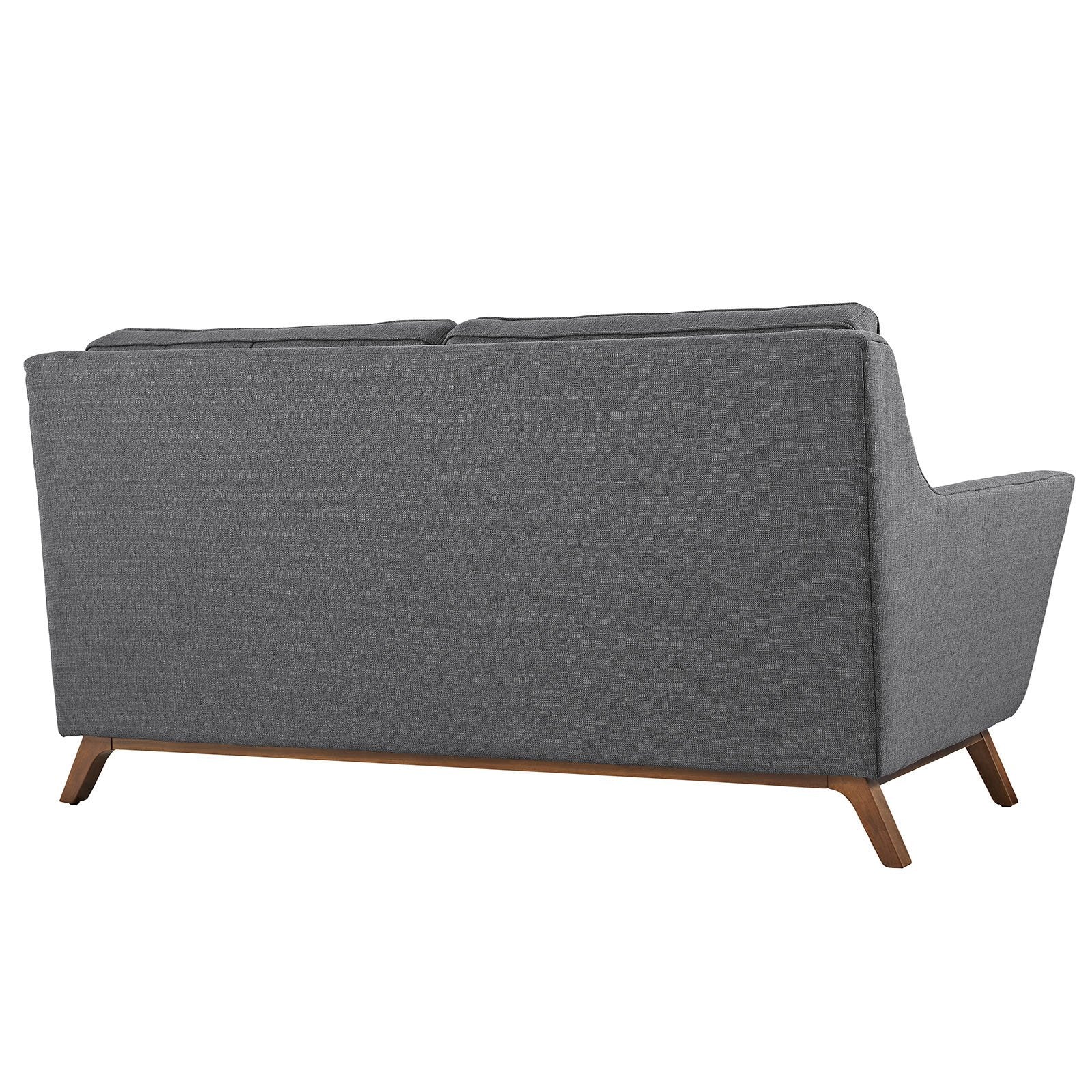 Beowulf Fabric Loveseat Gray - Image 4