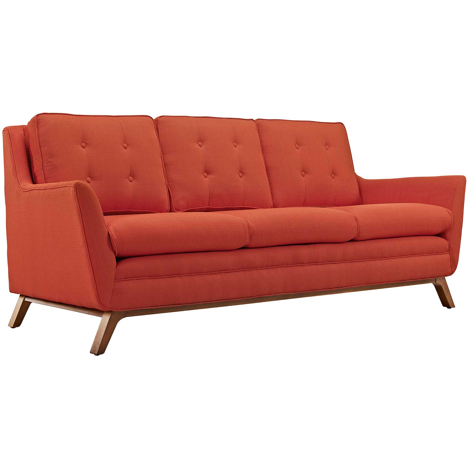 Beowulf Fabric Sofa Atomic Red - Image 2