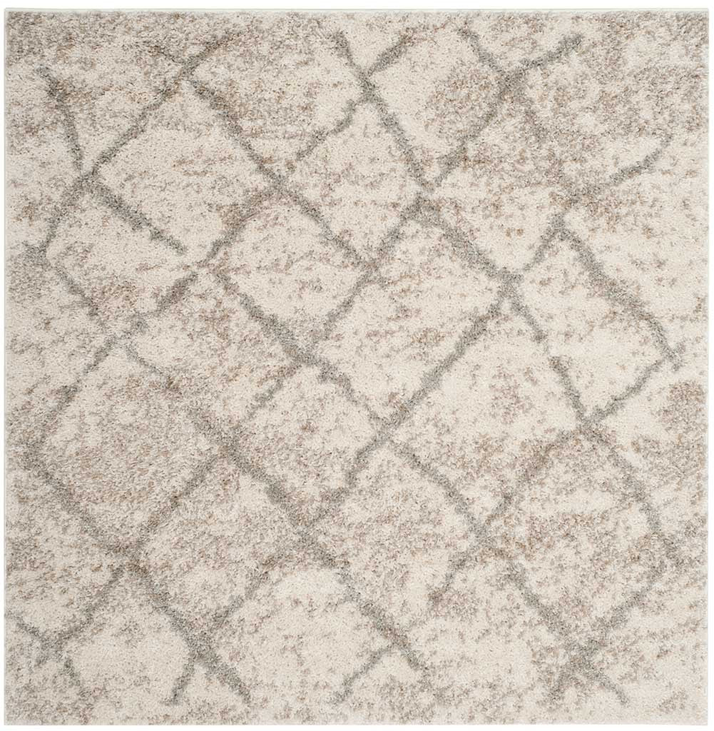 Berber Shag Cream/Light Gray Area Rug - Image 2