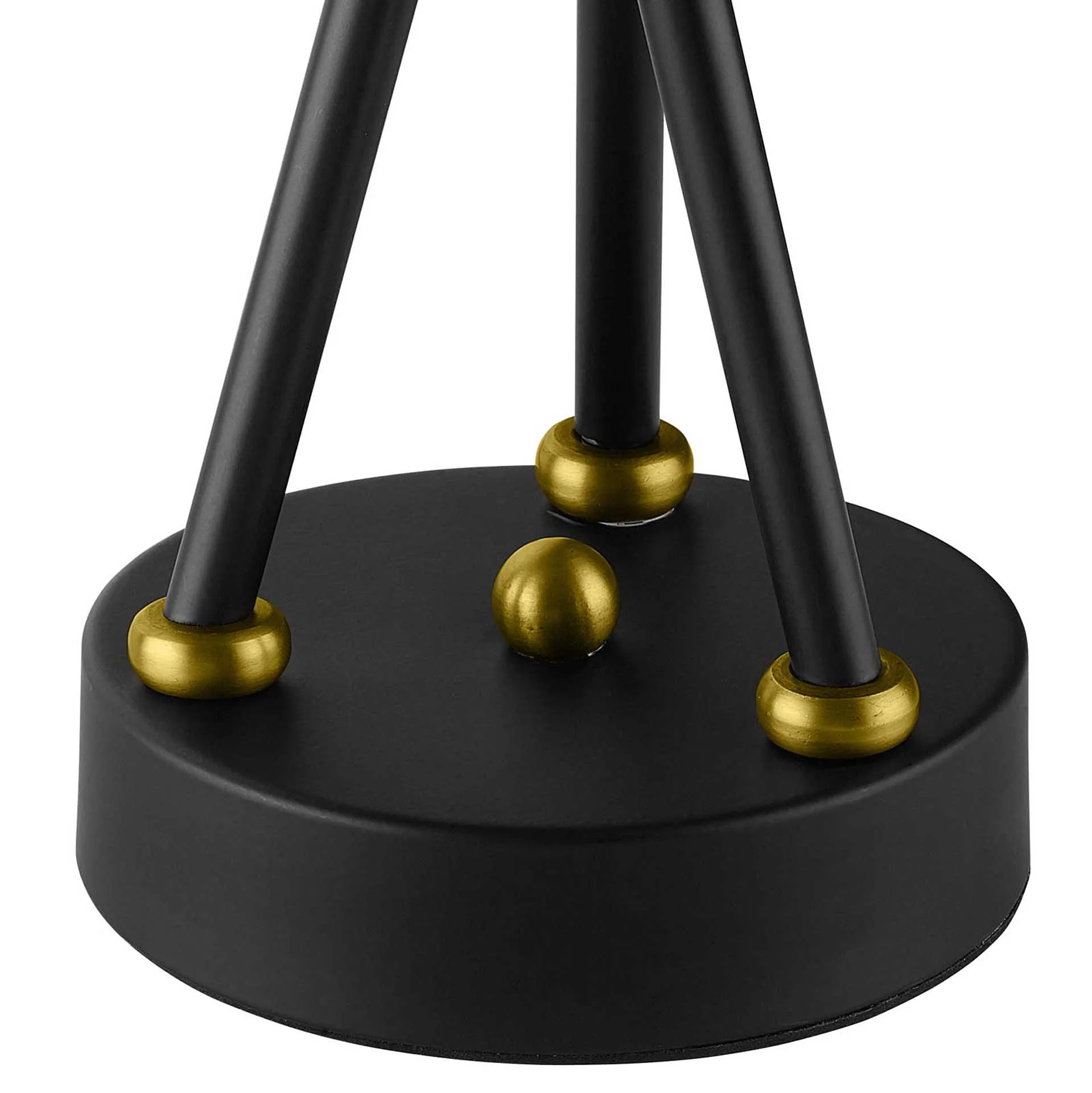 Bethany Brass Metal Table Lamp Black/Gold - Image 3
