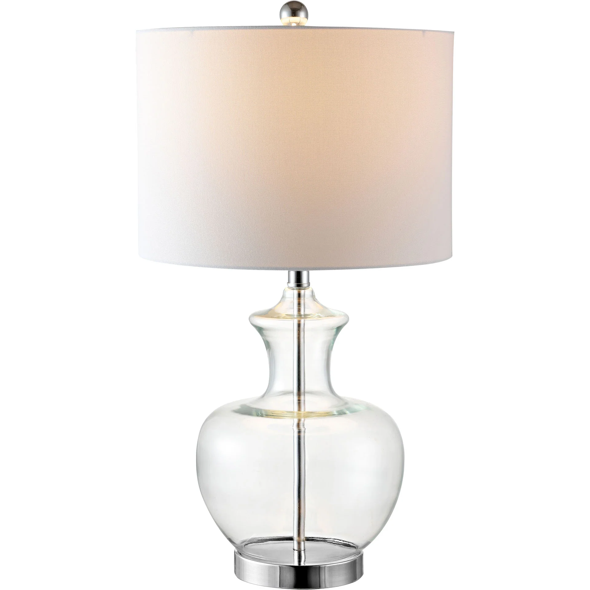 Bilston Table Lamps Clear/Chrome (Set of 2) - Image 2