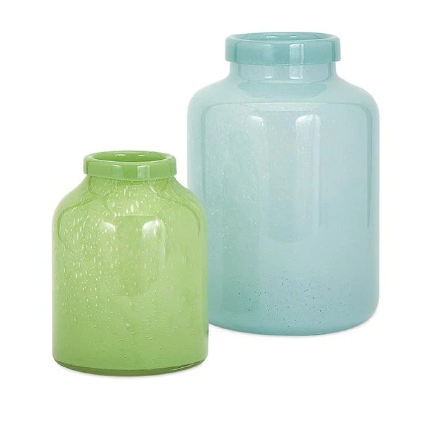 Bingham Green Glass Jar - Image 2