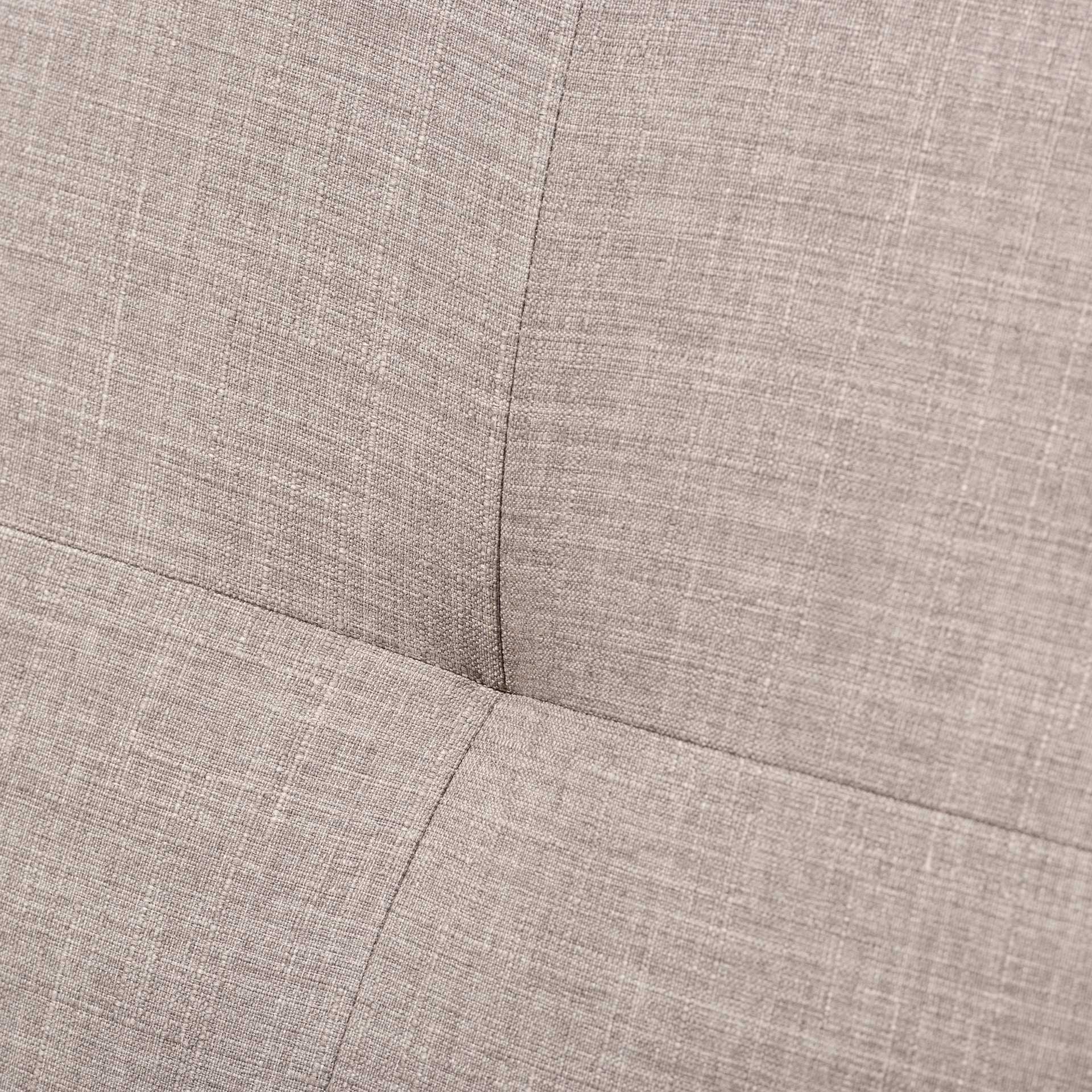 Birdie Fabric Tufted Loveseat Light Gray/Walnut - Image 7