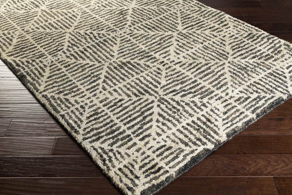 Bjorn Black/Khaki/Bison Area Rug - Image 2