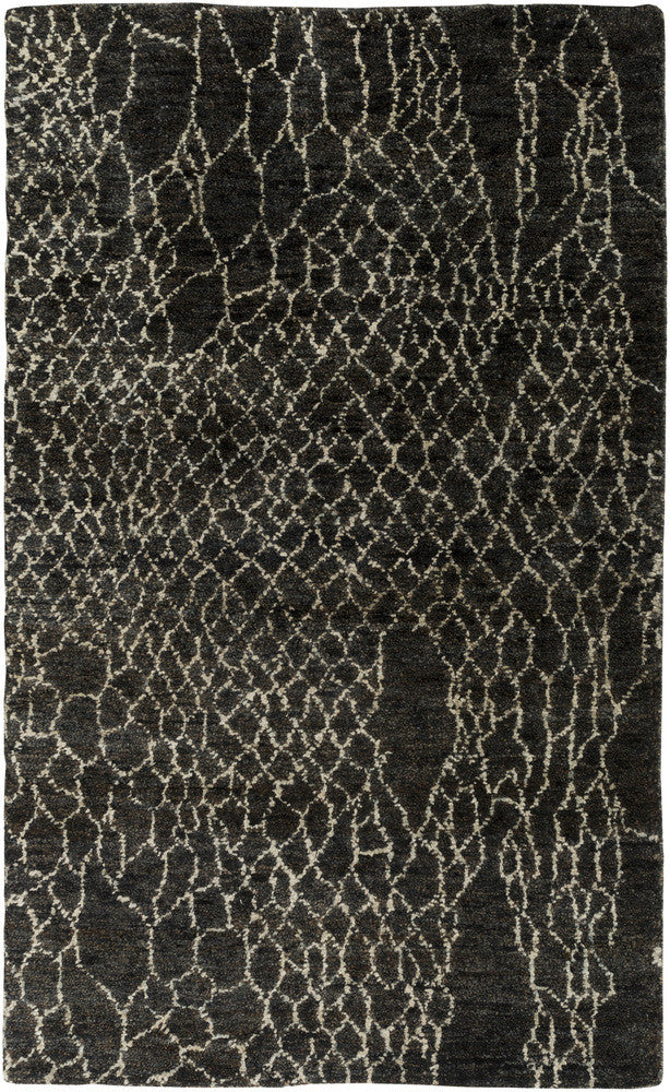Bjorn Black/Khaki/Brown Area Rug - Image 2