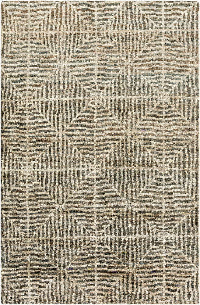 Bjorn Dark Brown/Black/Khaki Area Rug - Image 2