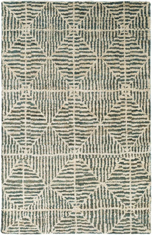 Bjorn Dark Green/Khaki/Camel Area Rug - Image 2