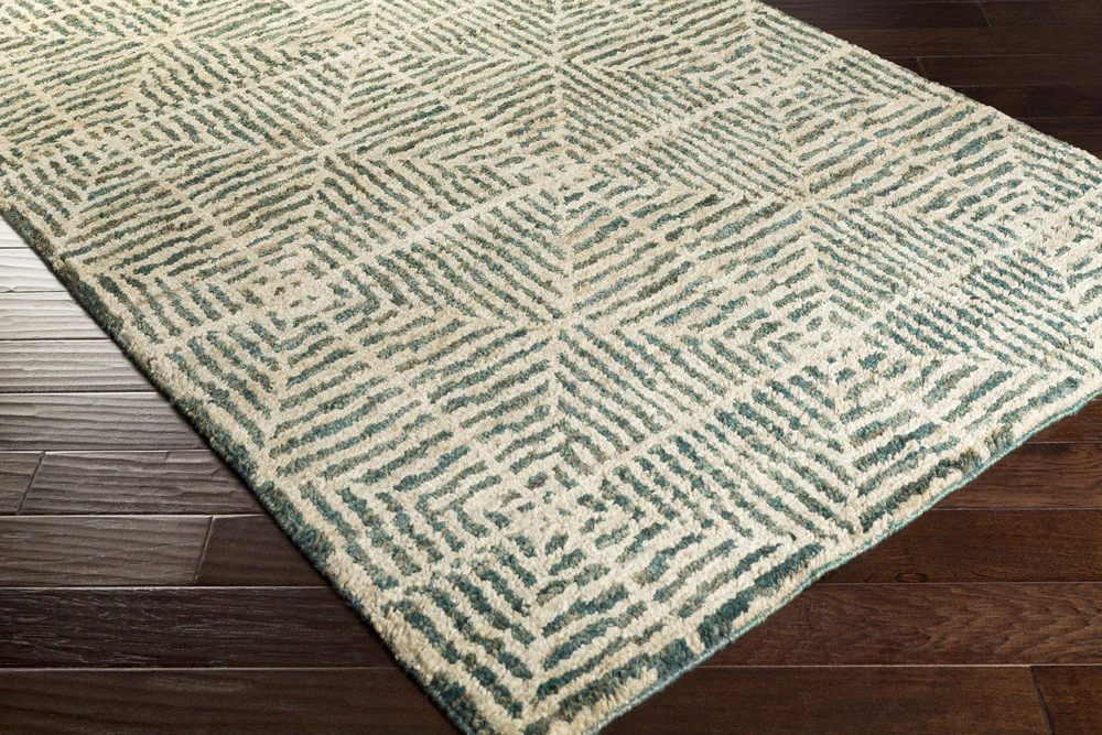 Bjorn Dark Green/Khaki/Camel Area Rug - Image 3