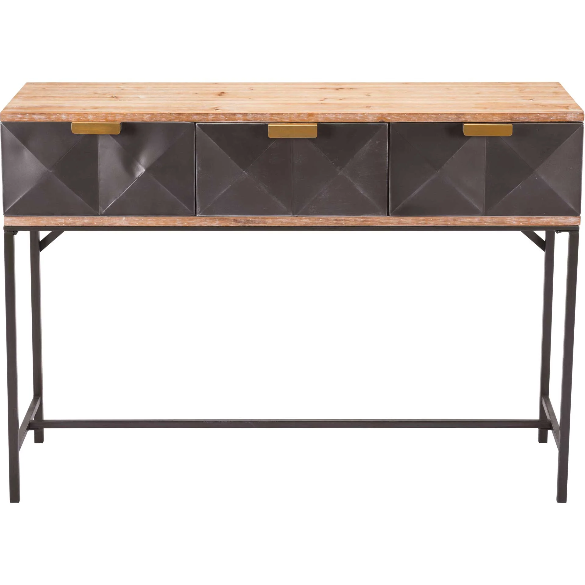 Black Console Table Antique - Image 3