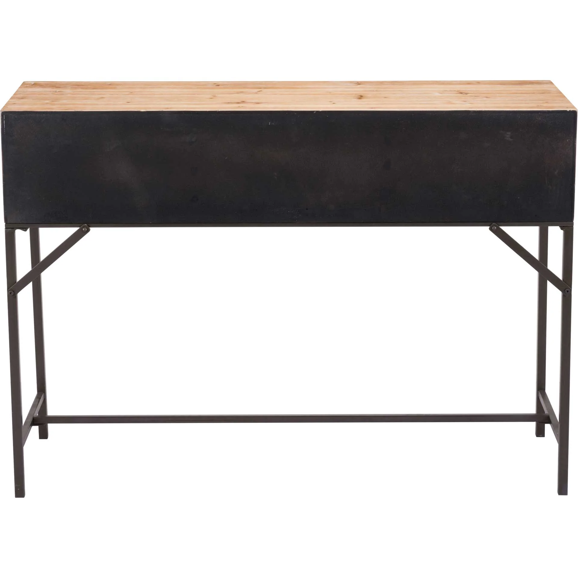 Black Console Table Antique - Image 4