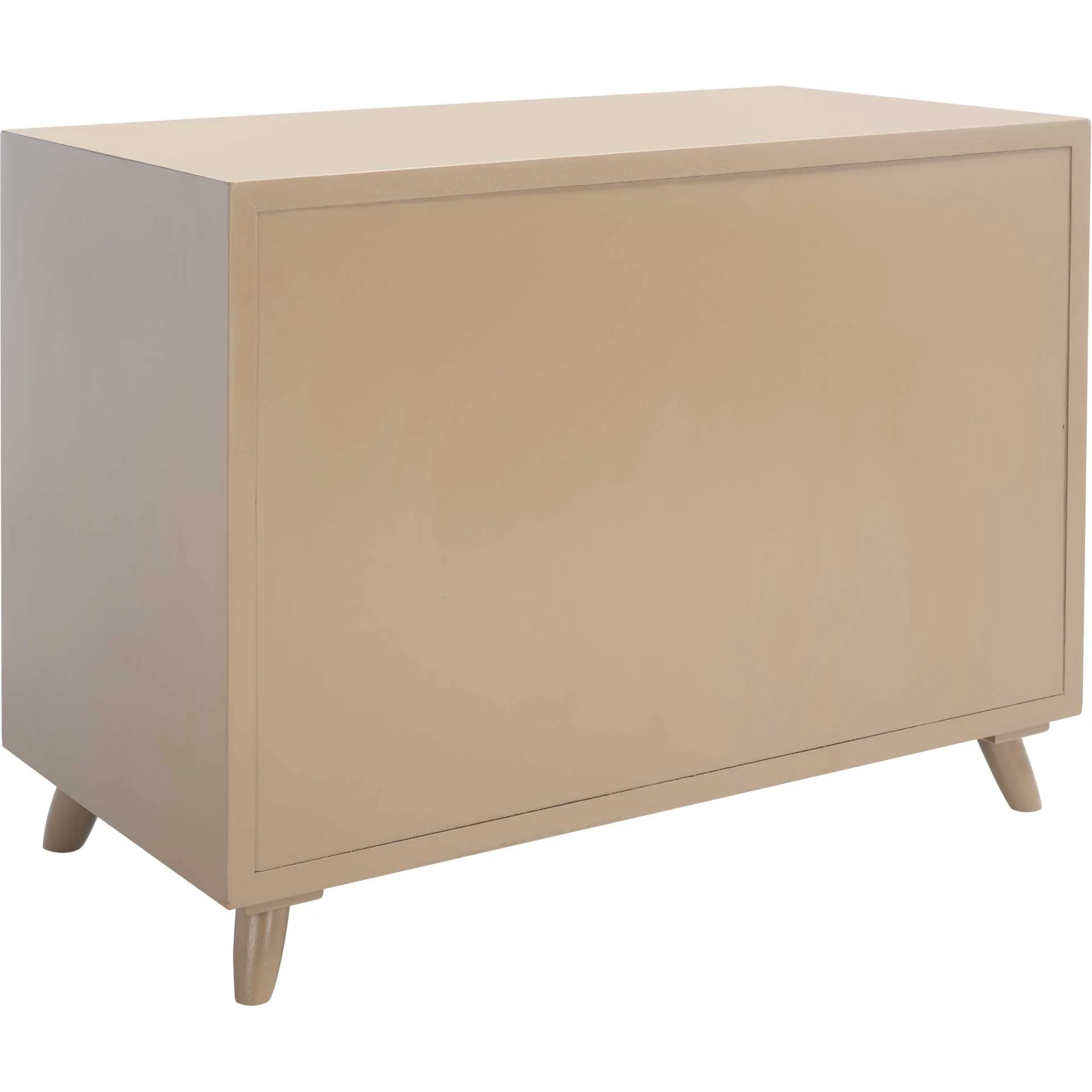 Blaine 3 Drawer Chest Taupe/Black - Image 4