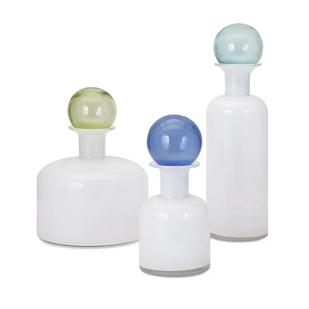 Blaine Jar with Green Glass Stopper - Image 2
