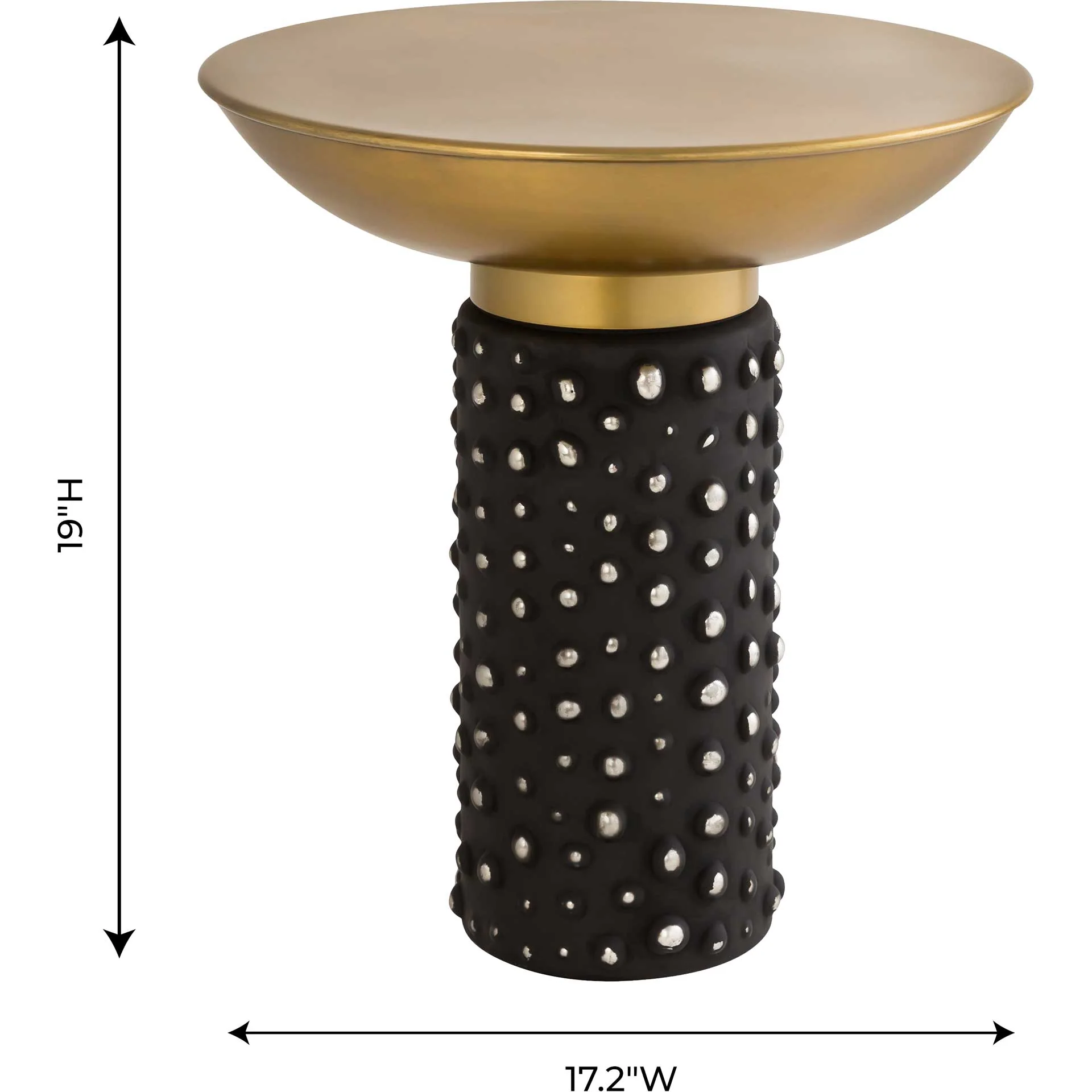 Blaine Side Table Antique Brass - Image 6