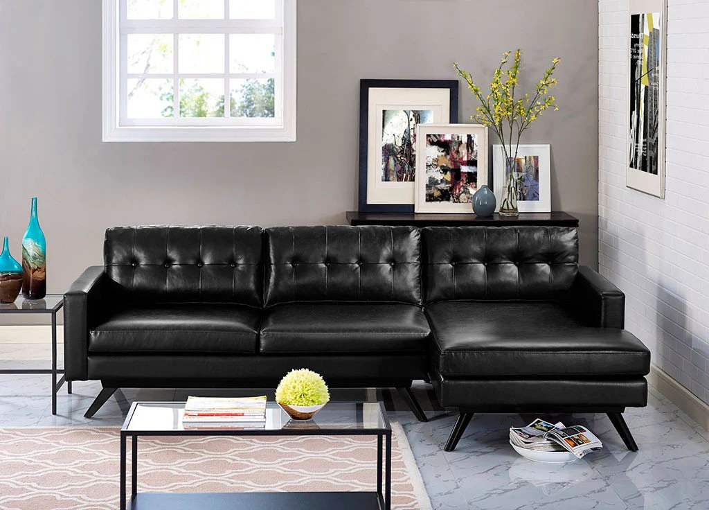 Blair Antique Black Sectional - Image 9
