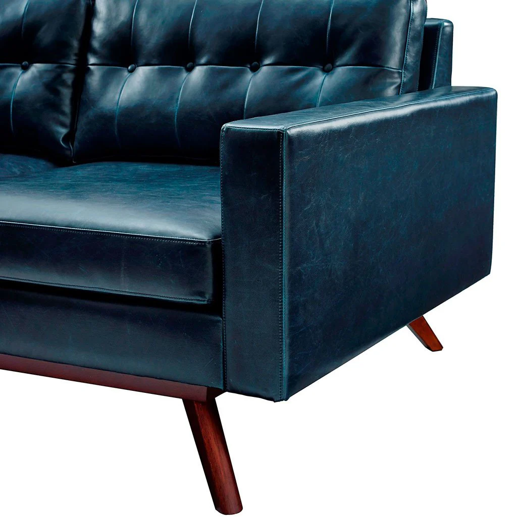Blair Antique Blue Sectional - Image 3