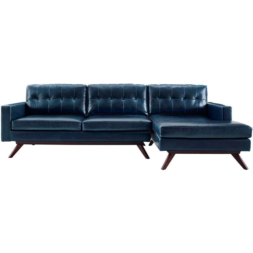 Blair Antique Blue Sectional - Image 5
