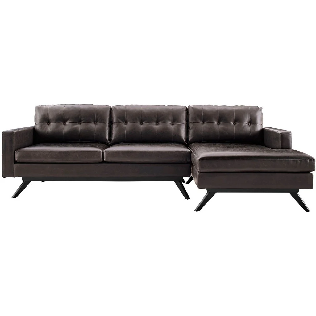 Blair Antique Brown Sectional - Image 5
