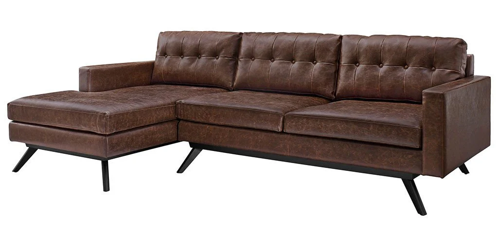 Blair Antique Chestnut Sectional - Image 2