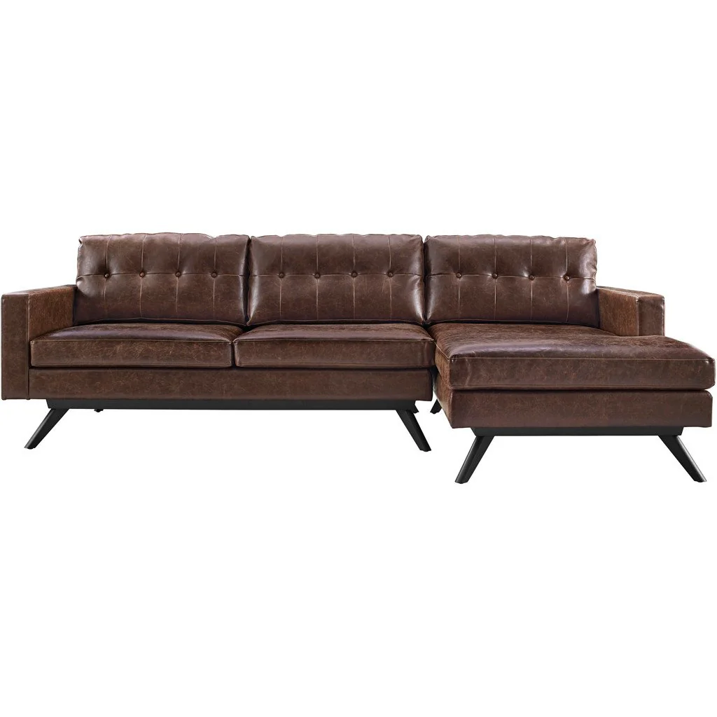 Blair Antique Chestnut Sectional - Image 5
