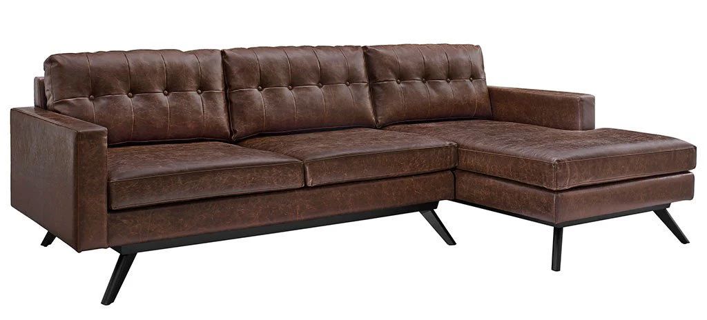 Blair Antique Chestnut Sectional - Image 6