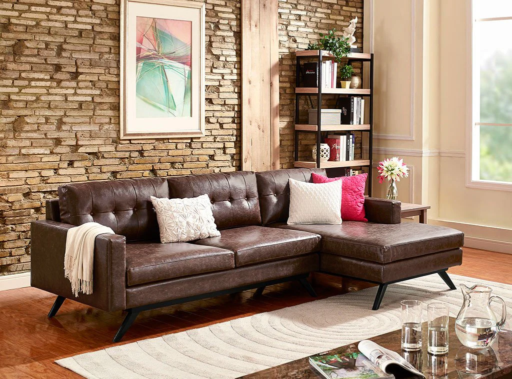 Blair Antique Chestnut Sectional - Image 9