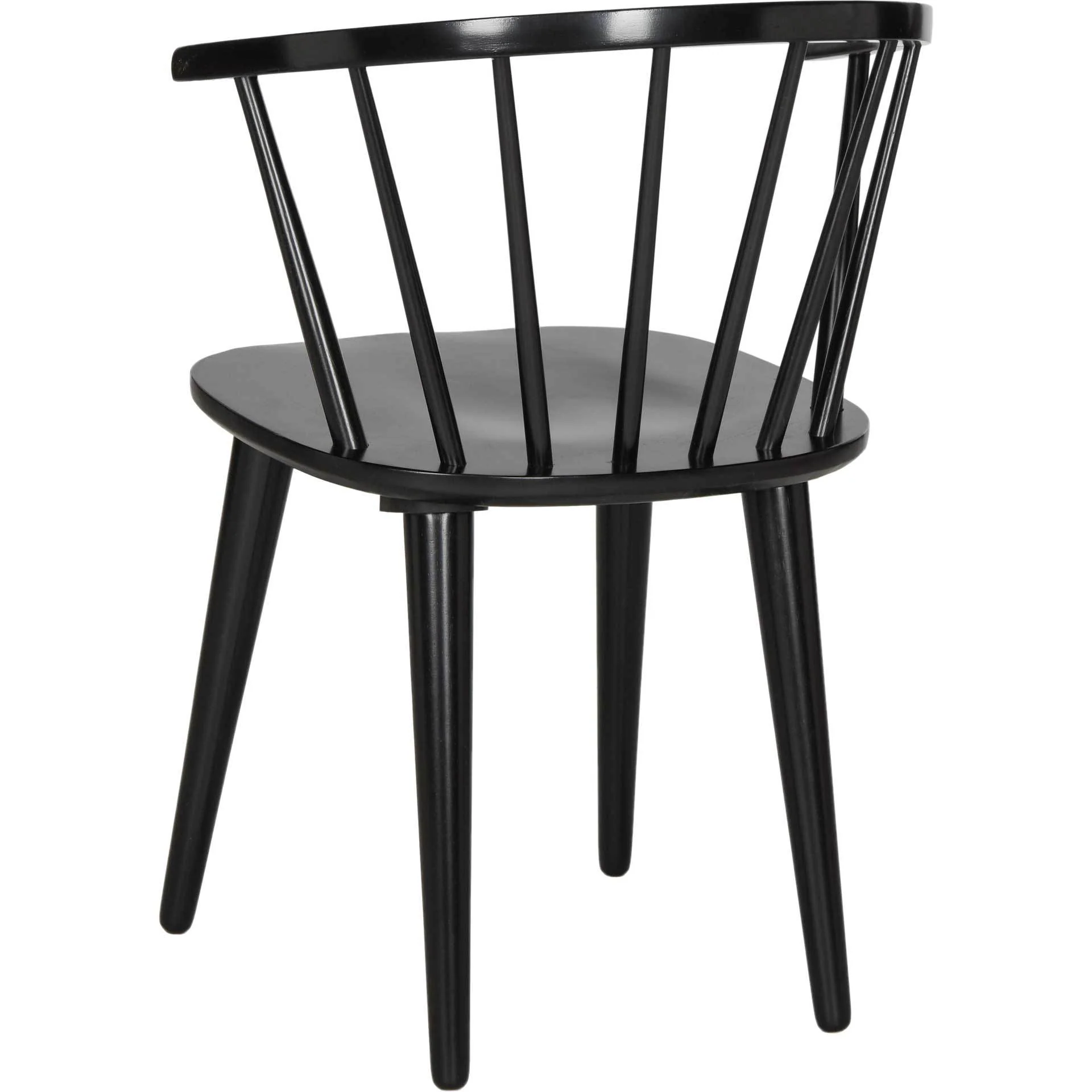 Blair Curved Spindle Side Chair Black (Set of 2) - Image 4