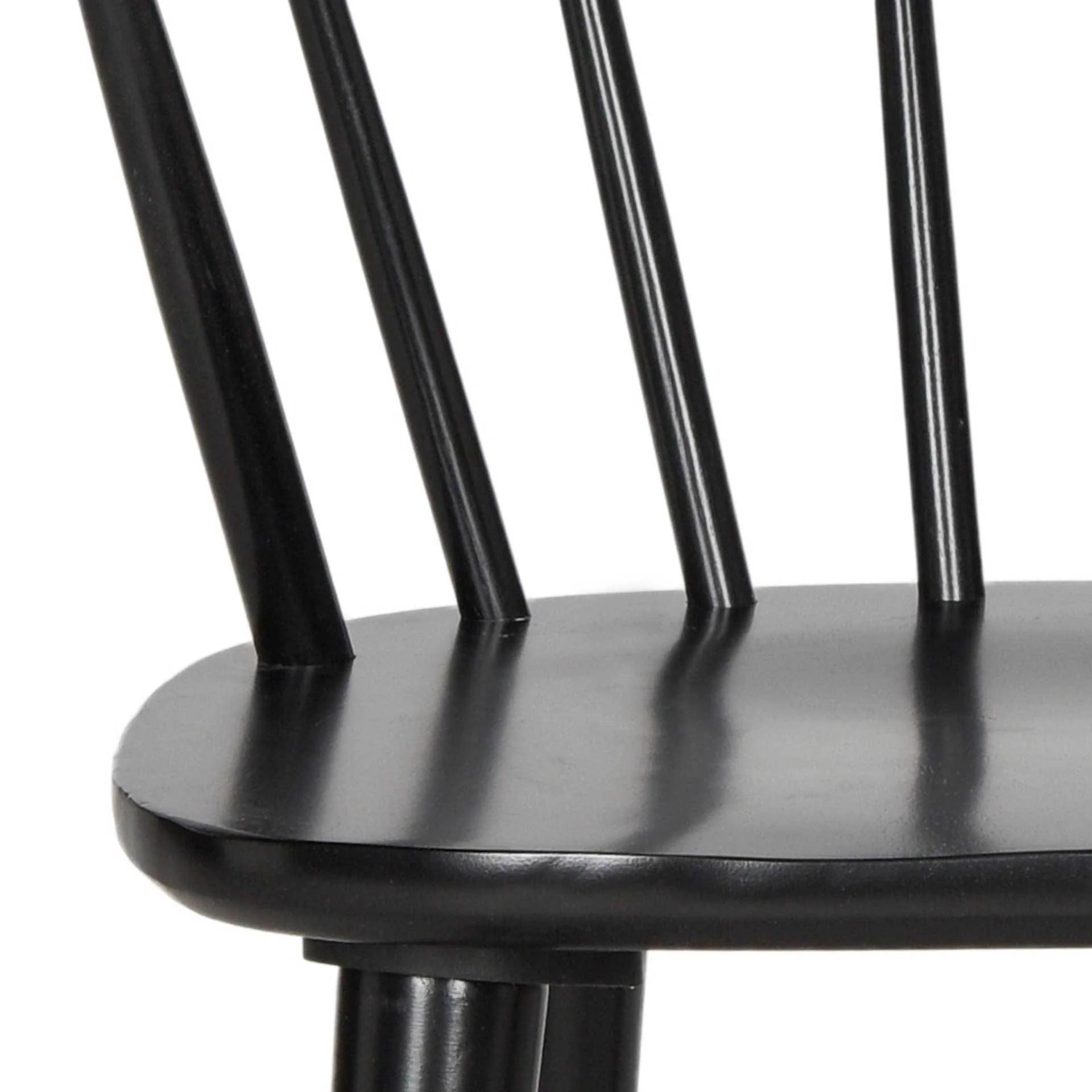 Blair Curved Spindle Side Chair Black (Set of 2) - Image 5