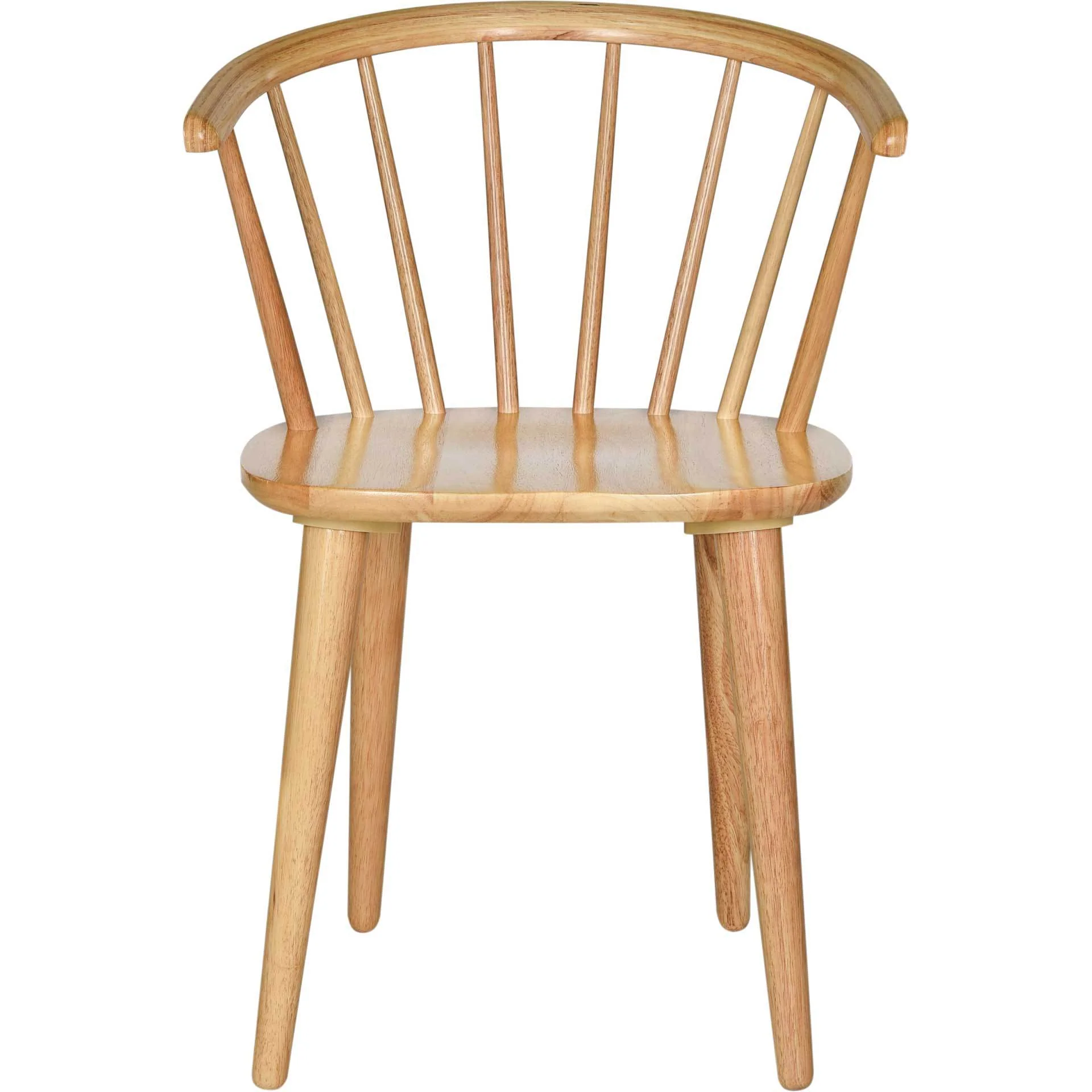 Blair Curved Spindle Side Chair Natural (Set of 2) - Image 2