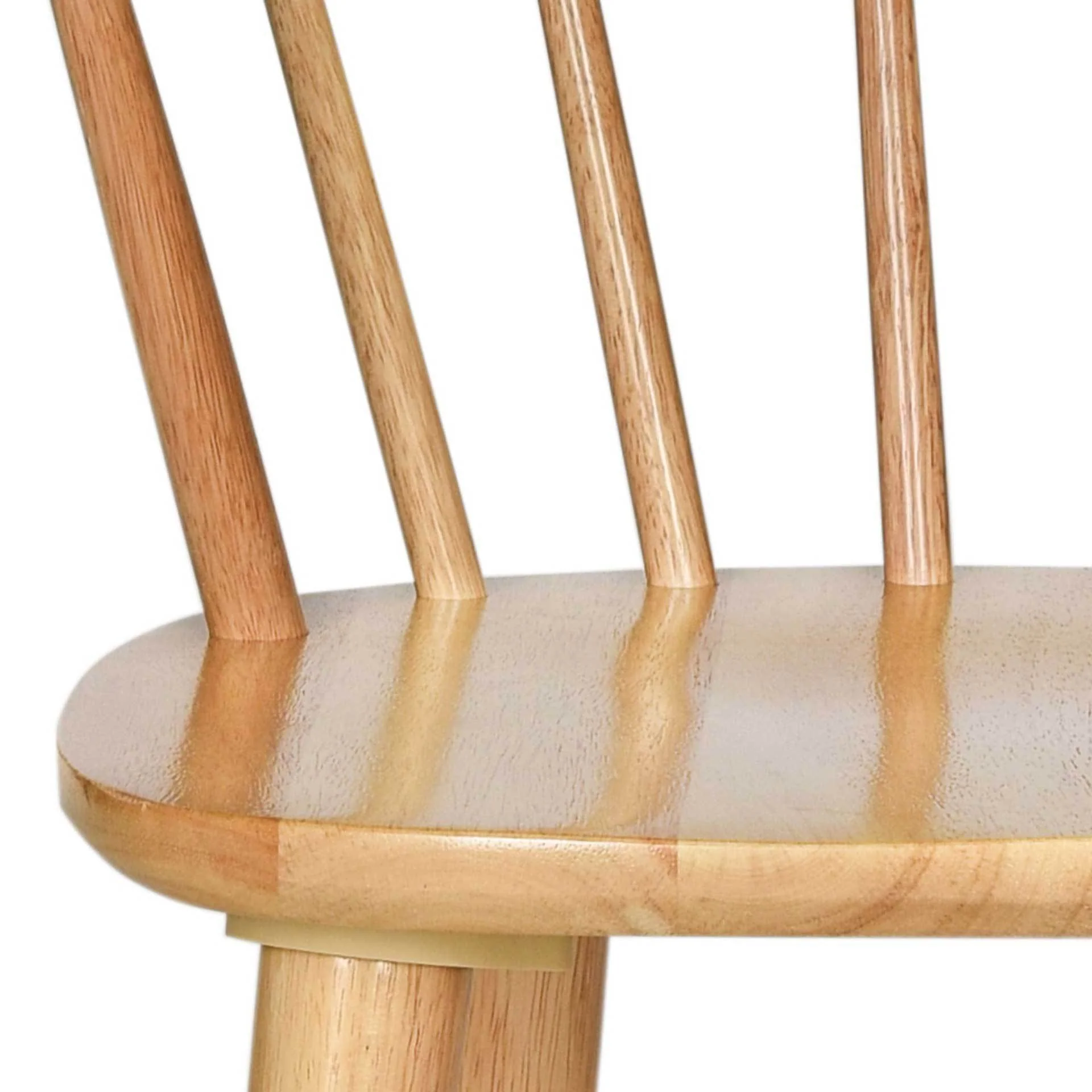 Blair Curved Spindle Side Chair Natural (Set of 2) - Image 4