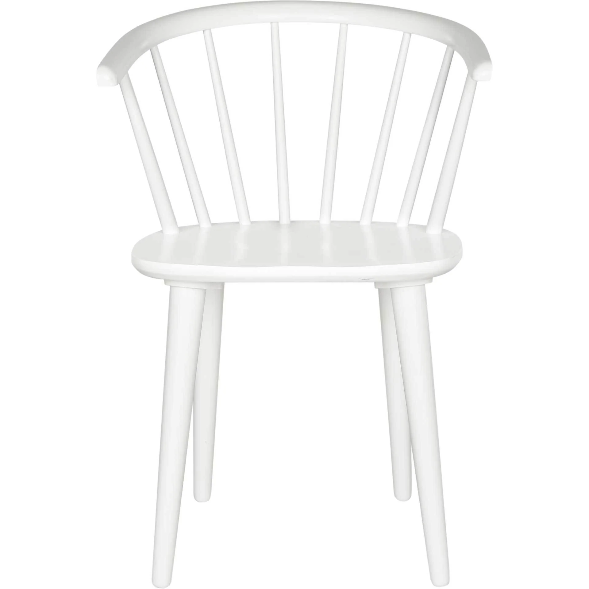 Blair Curved Spindle Side Chair White (Set of 2) - Image 3