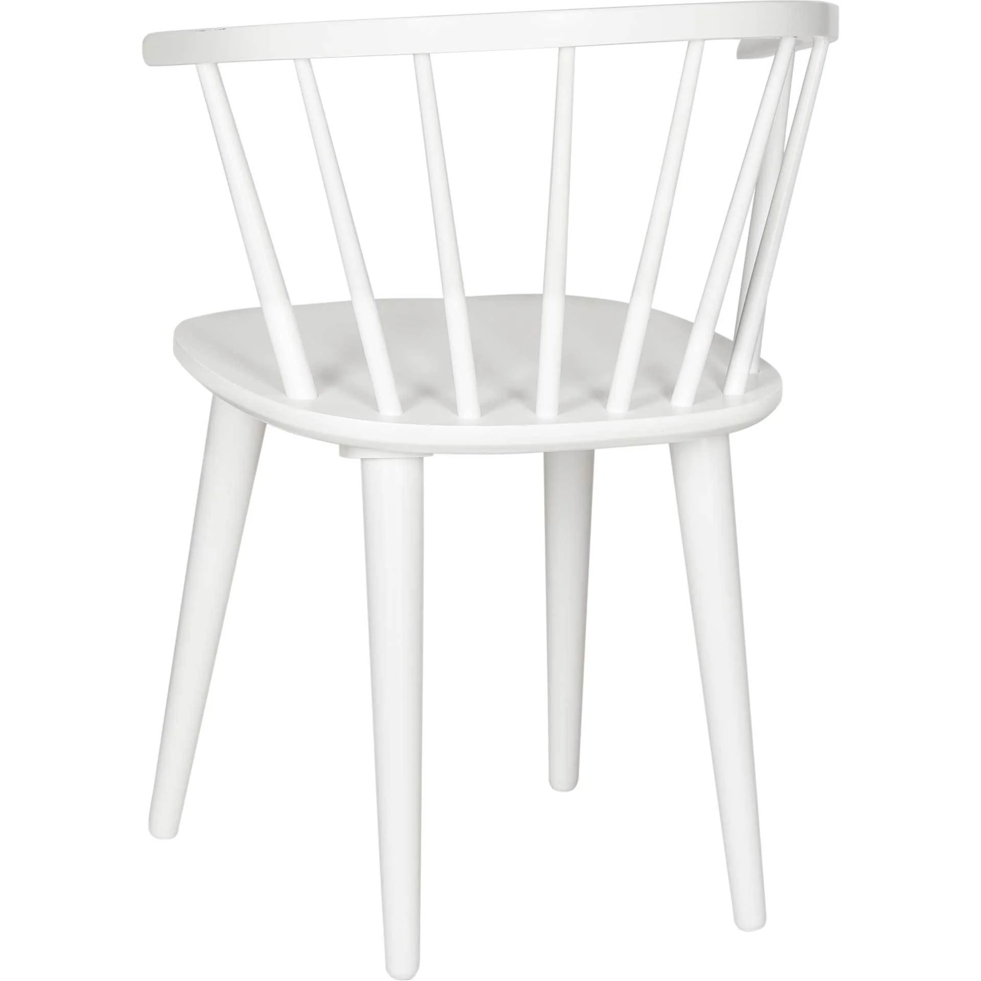 Blair Curved Spindle Side Chair White (Set of 2) - Image 4