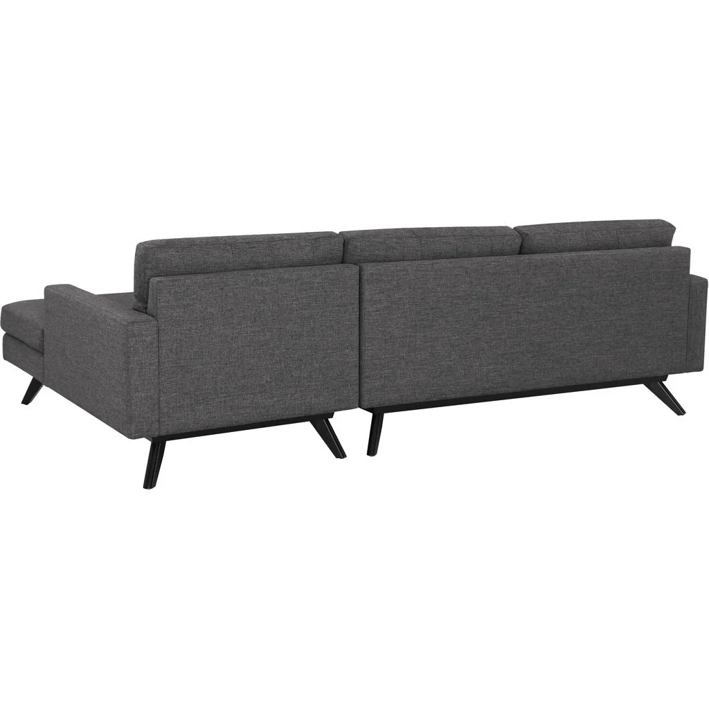 Blair Gray Linen Sectional - Image 8