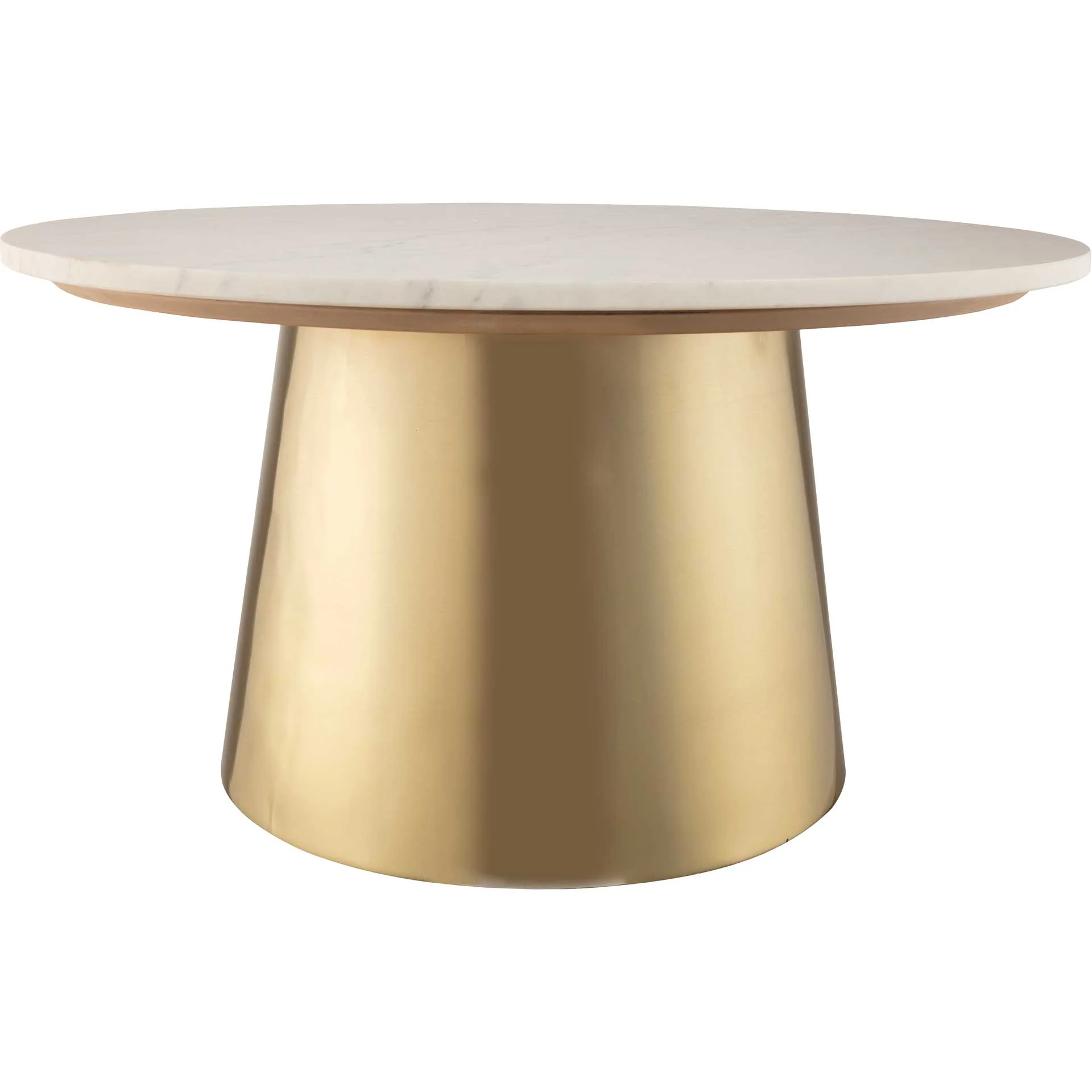 Blair Marble Coffee Table White - Image 2
