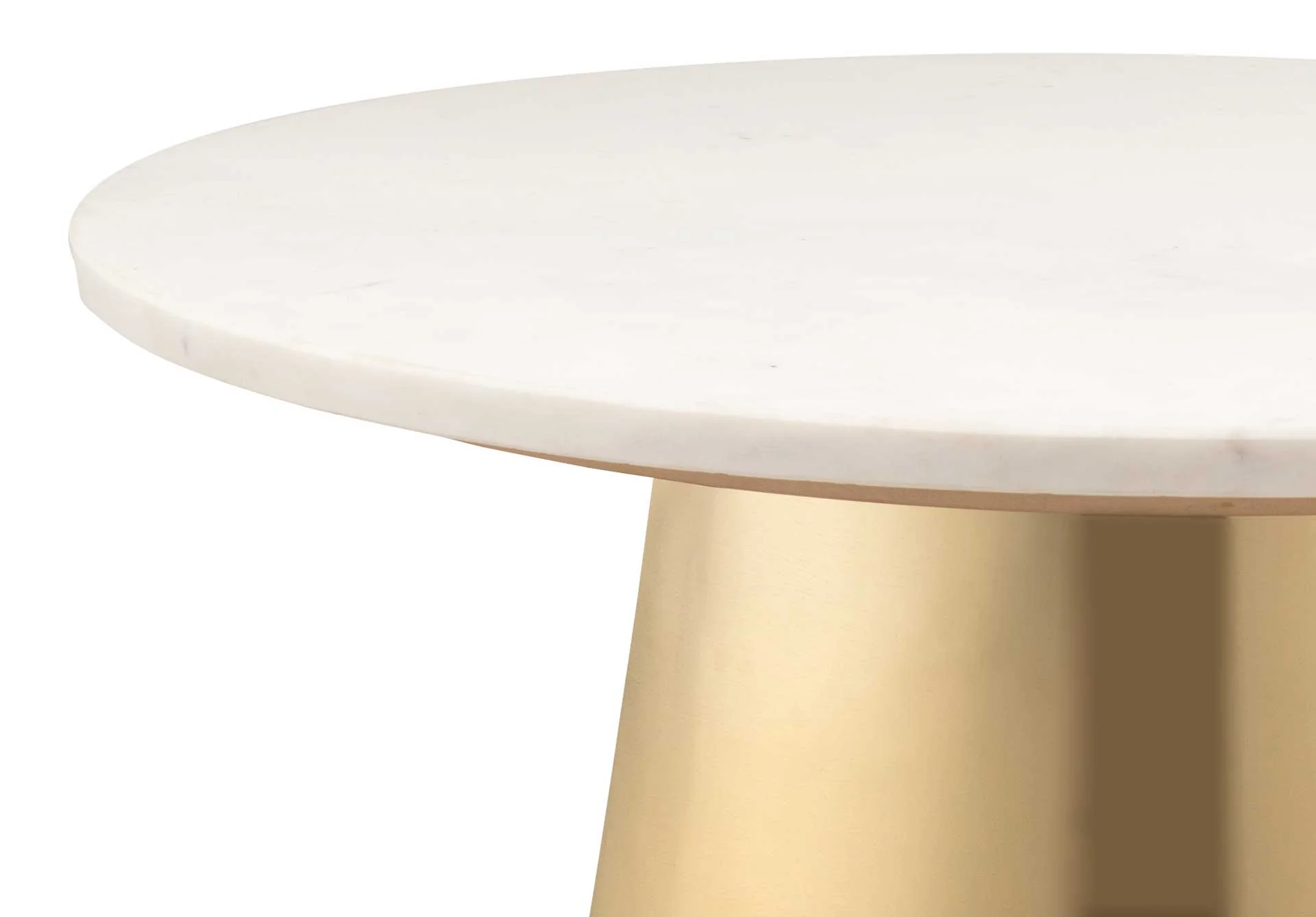 Blair Marble Coffee Table White - Image 3