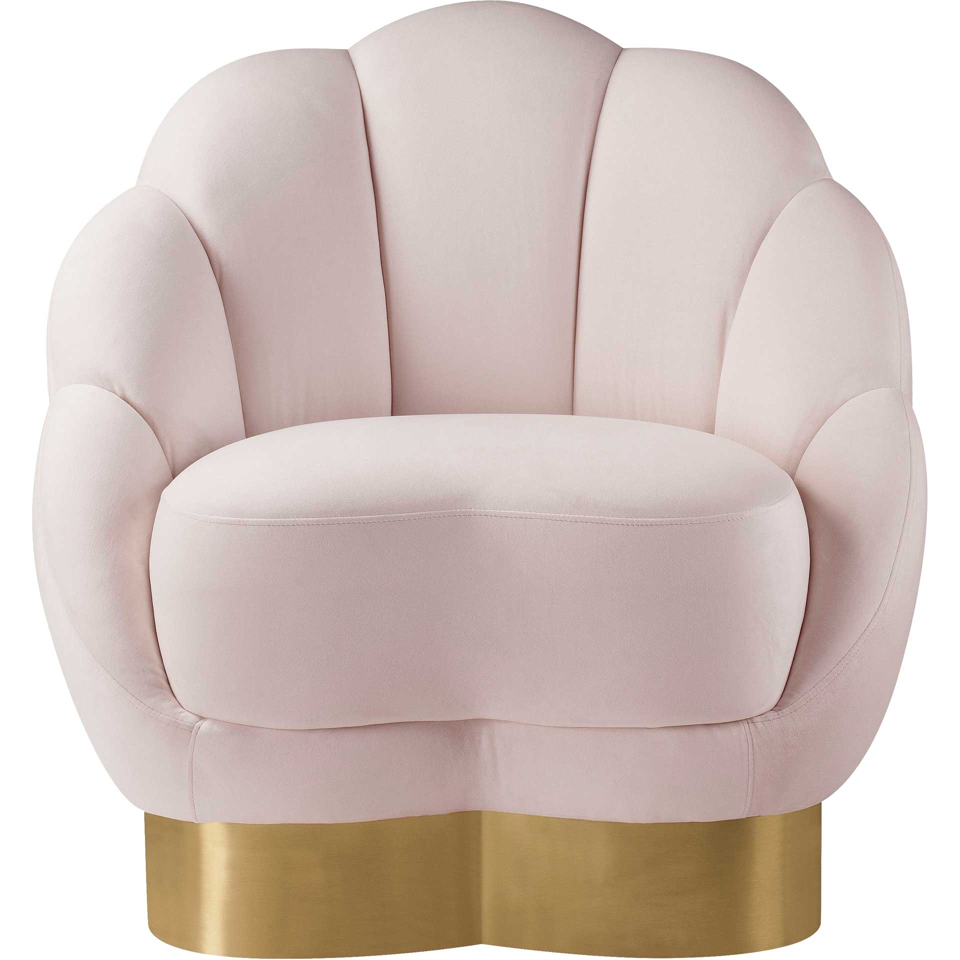 Blaise Velvet Chair Blush - Image 2
