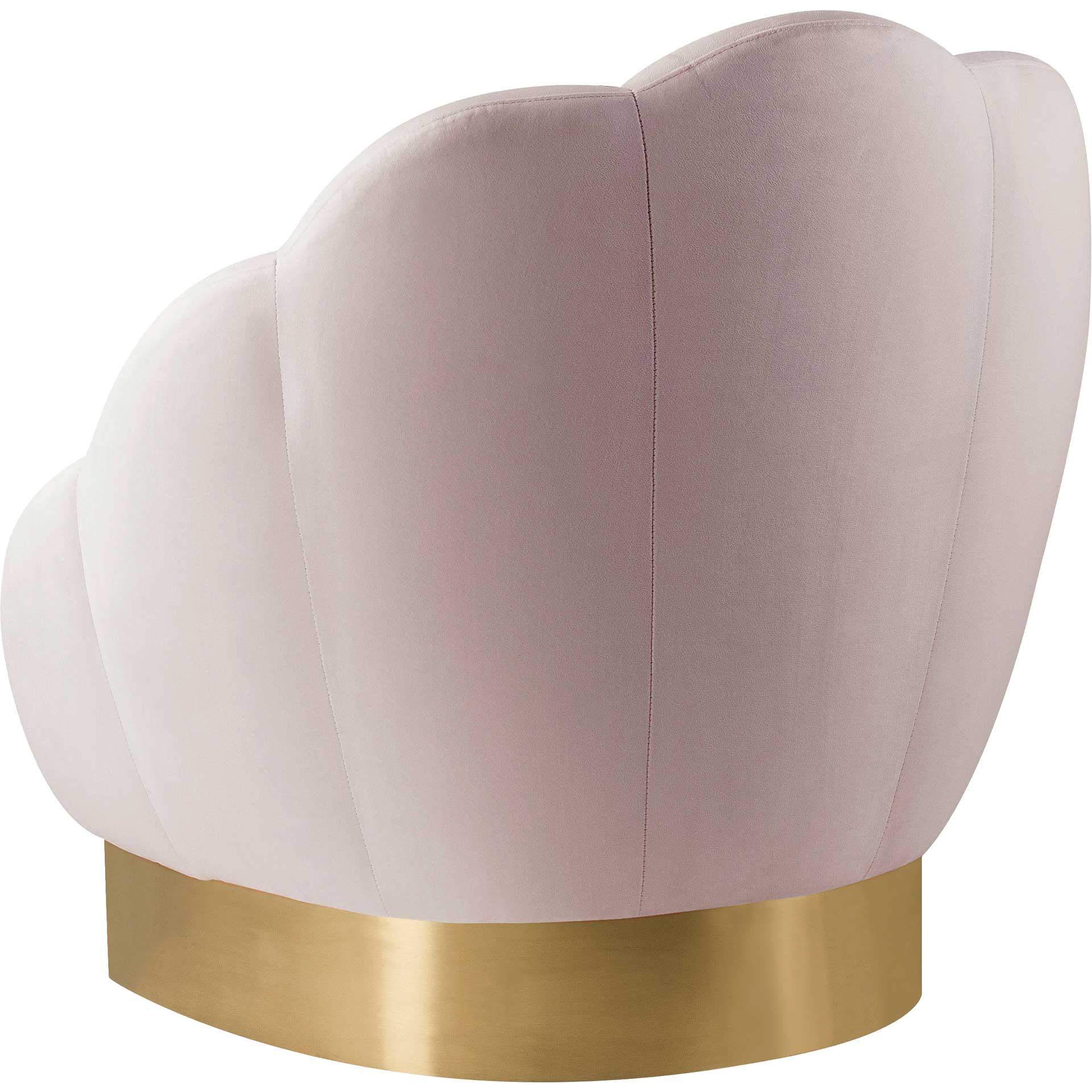 Blaise Velvet Chair Blush - Image 3