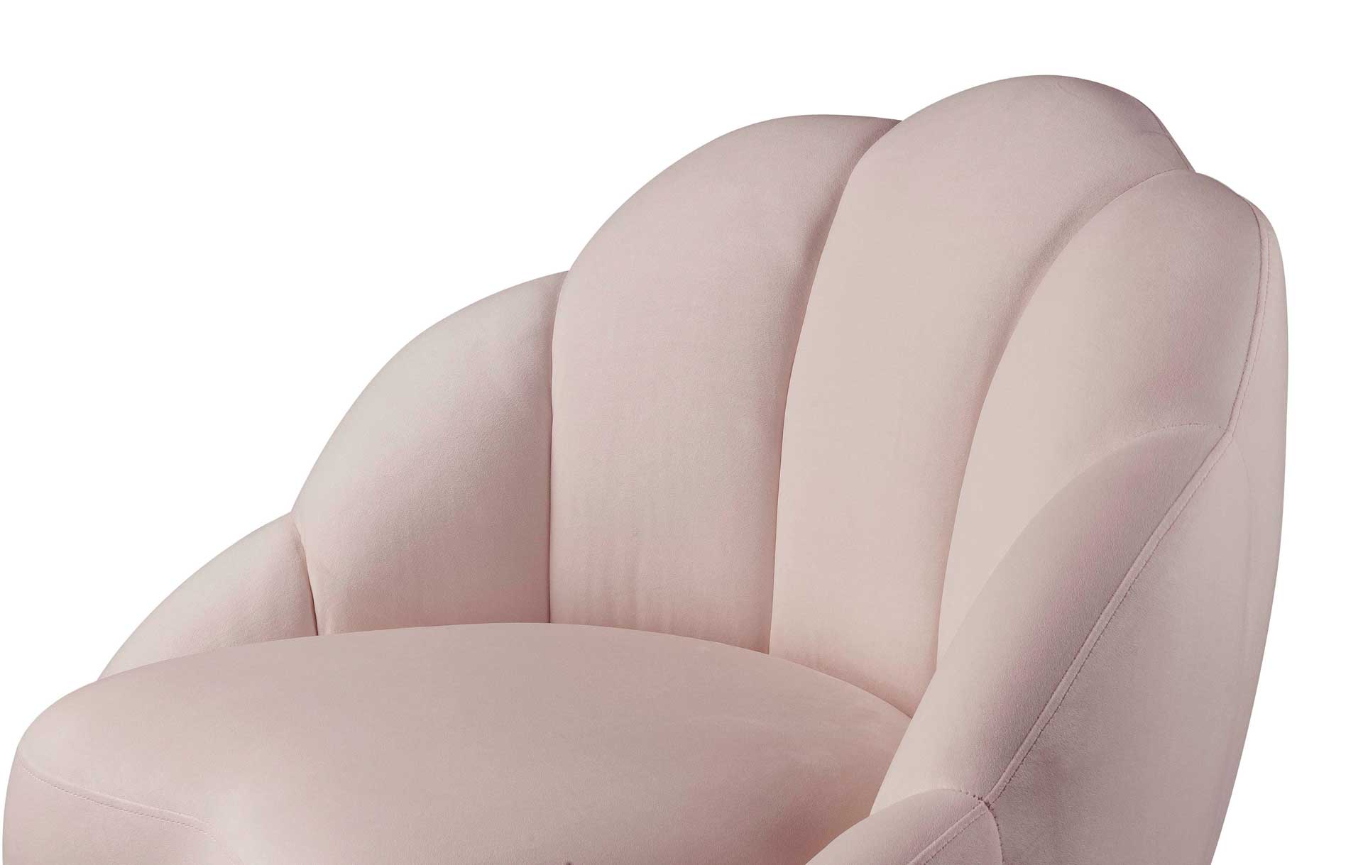 Blaise Velvet Chair Blush - Image 4