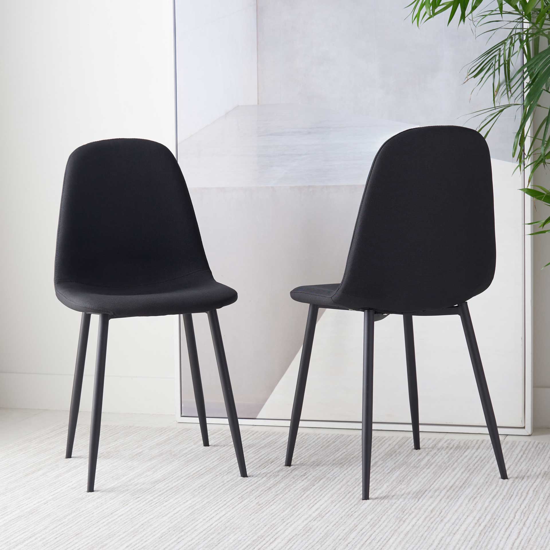 Blaize Dining Chair Black (Set of 2) - Image 7